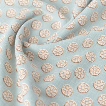 Puppet Curtain Lemon Tree Cotton Fabric, 50cm x 145cm