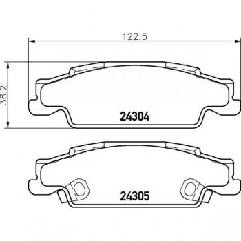 Brembo Disc Brake Pads P 09 031