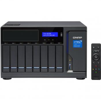 Server di Archiviazione QNAP TVS-882BR Bianco/Grigio con Ethernet