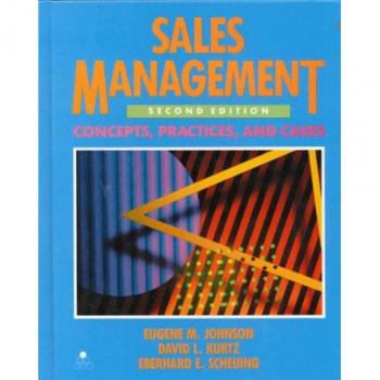 Sales Management, MCGRAW HILL SERIES IN MARKETING