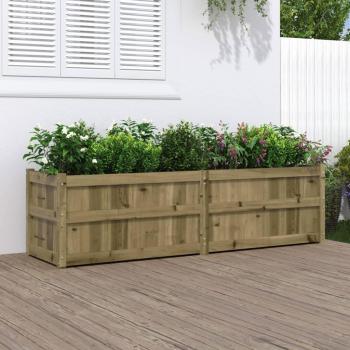 Vaso de Terra VidaXL Madeira Pino 180×50 cm