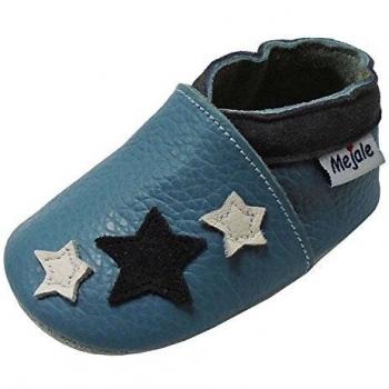 Mejale Chaussons Bébé Cuir Souple 18-24 Mois XL