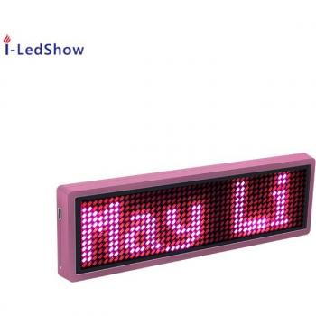 LED Name Tag with Bluetooth and Programmable Messages