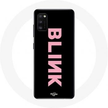 Coque protectora Samsung Galaxy S20 Blink Fandom Logo Blackpink Rosa Fondo Negro