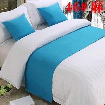 Drapeau de Lit Saphir Bleu 50x210cm