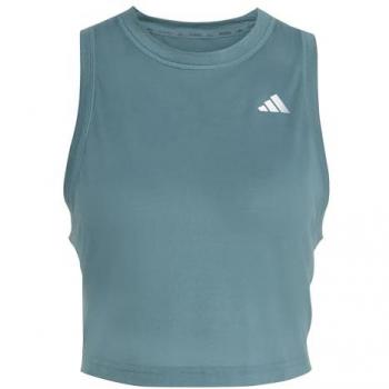 Camiseta sin mangas Adidas Essentials Boxy Workout Azul S