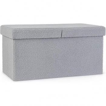 Iperbriko Pouf Duo Grigio 76x38x38