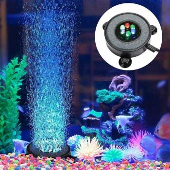 LED Aquarium Air Bubble Light with 6 Color Options