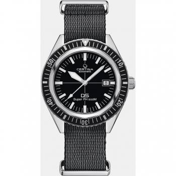 DS Super PH500m Men's Certina Automatic Fabric Strap Watch
