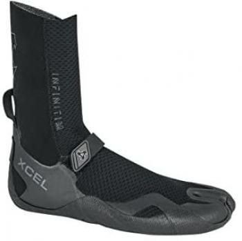 Xcel Black 5mm Split‑Toe Wetsuit Boots – Model Infiniti