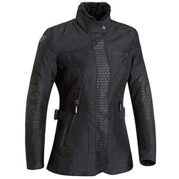 Blouson de course en tissu Ixon Bloom pour femmes Noir Taille XS