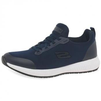 Tênis Skechers Work Squad SR Tamanho 36 Azul Marinho