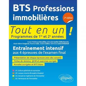 BTS PI (professions immobilières), 3e édition