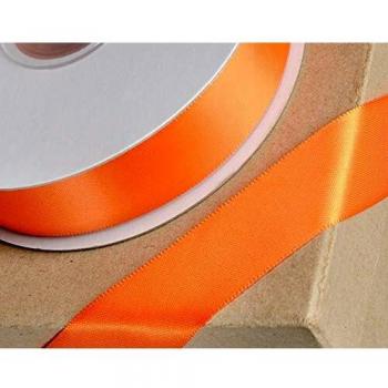 Satin Ribbon 38mm × 25m in Orange (Club Green) – Fabric