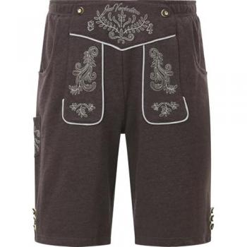 Herren Sweatbermuda DENNIK dunkelbraun Größe XXXL
