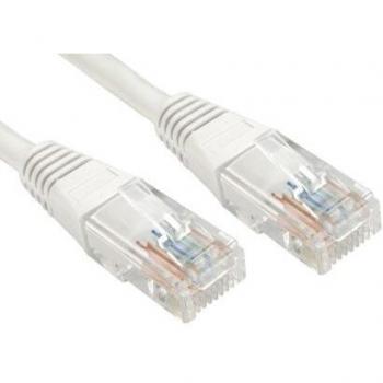 Weißes RS Pro Netzwerkkabel Cat 6, 10 m – A RJ45 Male / B RJ45 Female (PVC)