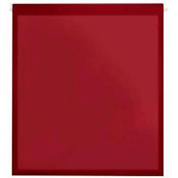 Tenda a Rullo Senza Perforazione Rosso Bordeaux 67 x 180 cm