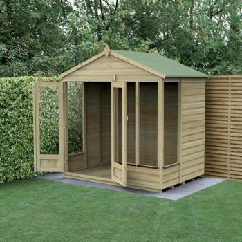 7' x 5' Forest Beckwood Double Door Apex Summer House