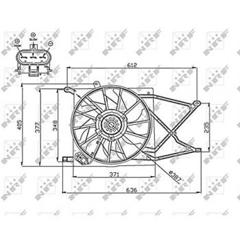 NRF Cooling Fan Wheel 47749