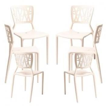 Colección de 6 Sillas Delta en Beige – Regalos Miguel