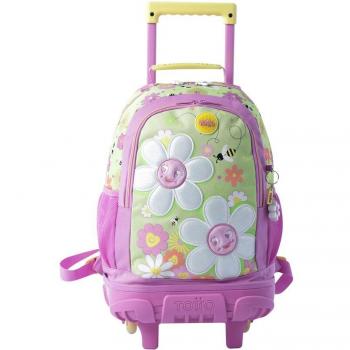 Mochila Totto con Ruedas Verde Margarita M