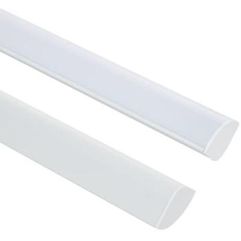 Angle Rond Aluminium 20 mm TechBrey Ruban LED Blanc 6 m Semi‑transparent