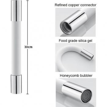 Adaptateur de robinet G1/2 avec aérateur anti-éclaboussures