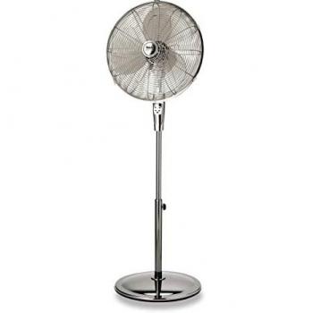 Fakir Gun Metal Standventilator mit Timer VL 45 GF