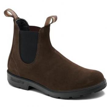 Stivaletti Chelsea Unisex Camoscio Marrone Blundstone Taglia 7 US