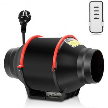 Ventilatore a Condotto 100mm/150mm con Telecomando