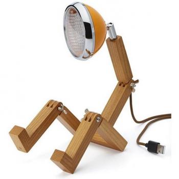 Mr. Wattson Mini Lampe LED de Table Orange