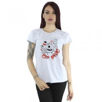 Monsters Inc. BI54381 Women's Grey T-Shirt