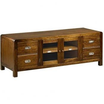 Meuble TV avec tiroirs et portes 140 x 40 x 50 cm