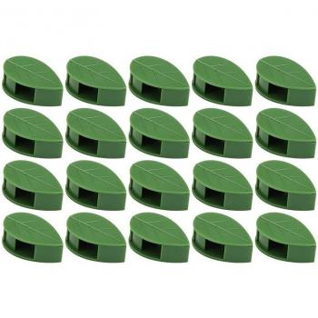 Clips de fijación para plantas, autoadhesivos, 100 Uds