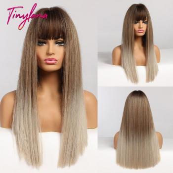 TINY LANA Middle Part Long Synthetic Wig