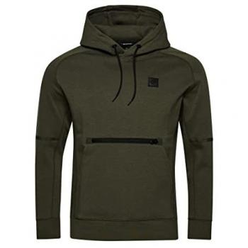 Felpa Superdry Code Tech Nera con Verde