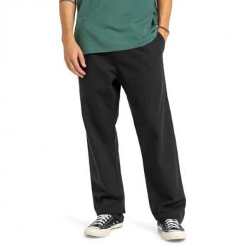 Quiksilver Taxer Cargoshirt – Männerhose in Schwarz, reguläre Passform, elastischer Bund