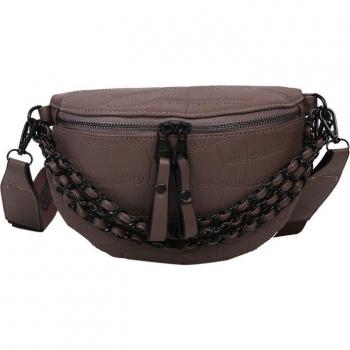 Riñonera con cadena gruesa para mujer