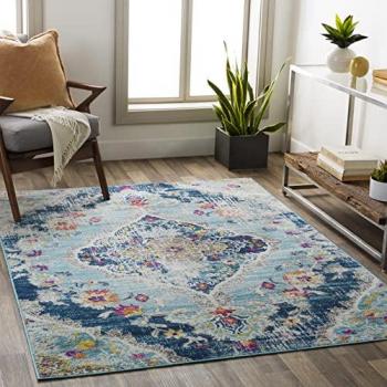 Tappeto a Pelo Corto Multicolore 100 x 153 cm