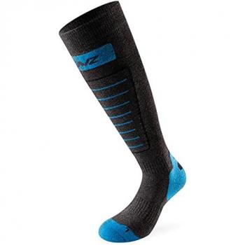 Chaussettes Lenz 1.0 Ski Gris et Bleu 39-41