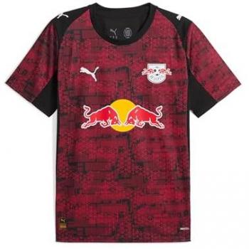 Puma RB Leipzig 25/26 Polos da Squadra – Giallo, Rosso Scuro, Nero e Bianco