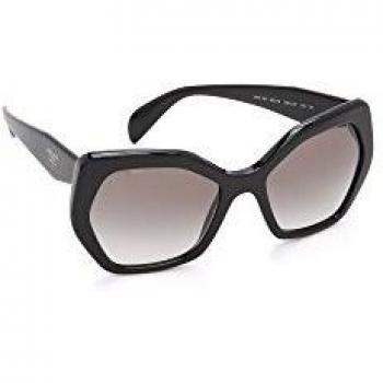 Prada SPR16R 1AB/0A7 Sunglasses for Women in Black/Grey Gradient