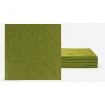 Kit 8 Paneles Decorativos Verdes 60×60 cm – Ahd Amazing Home Design