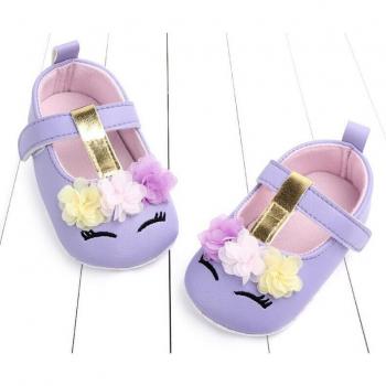 Zapatos planos para bebés de PU