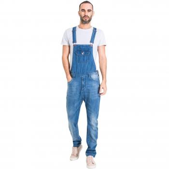 Slim Fit 38W Lightwash Denim Overalls