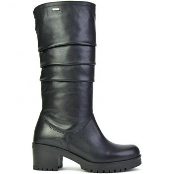 Botas de Couro Preto Femininas Coronel Tapioca