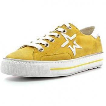 Paul Green Damen Sneaker 4810-226, Gelb, Rauleder, EU 39