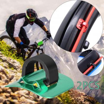 2 Pcs MTB Brake and Shifter Cable Guide Clamp