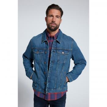 Giacca di jeans blu cotone 8XL uomo JP1880