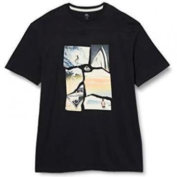 Quiksilver Torn Apart-T-Shirt pour Homme, Black, FR : M